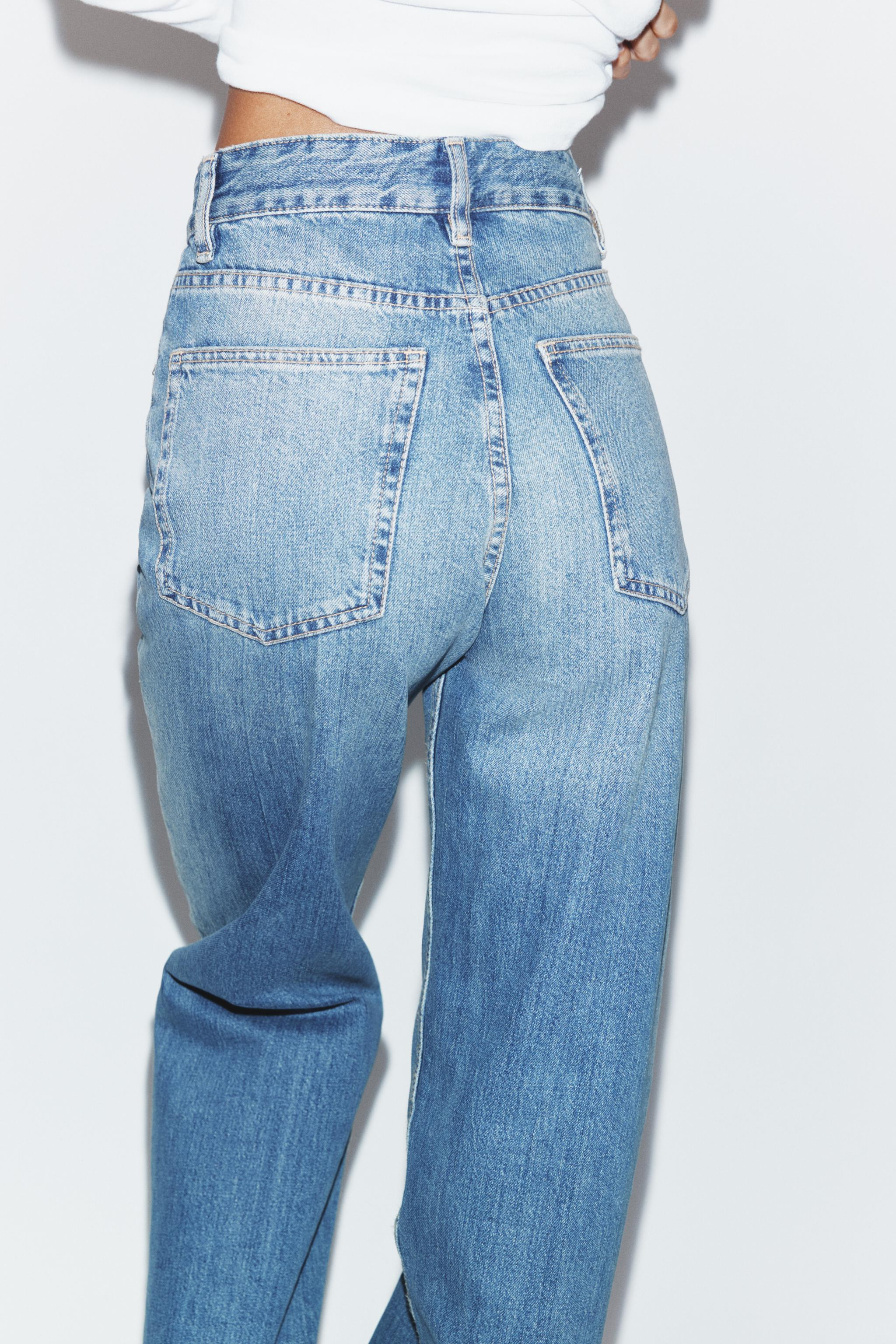 TRF HIGH WAIST WIDE LEG JEANS | Zara US