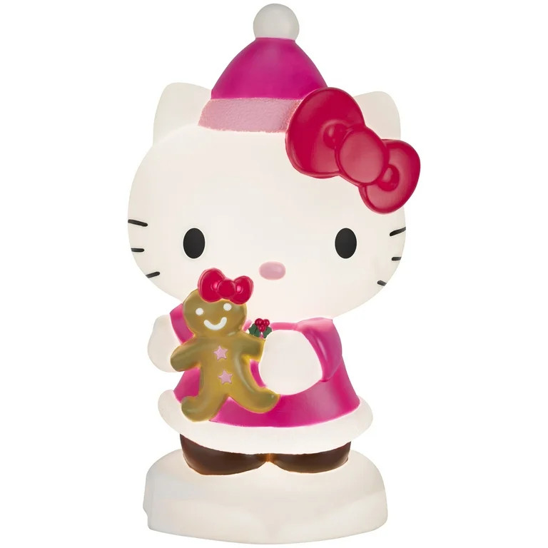 Christmas Blow Mold Outdoor Decor Hello Kitty w/ Gingerbread 12.59 in x 9.25 in x 22.04 in 2.38 l... | Walmart (US)