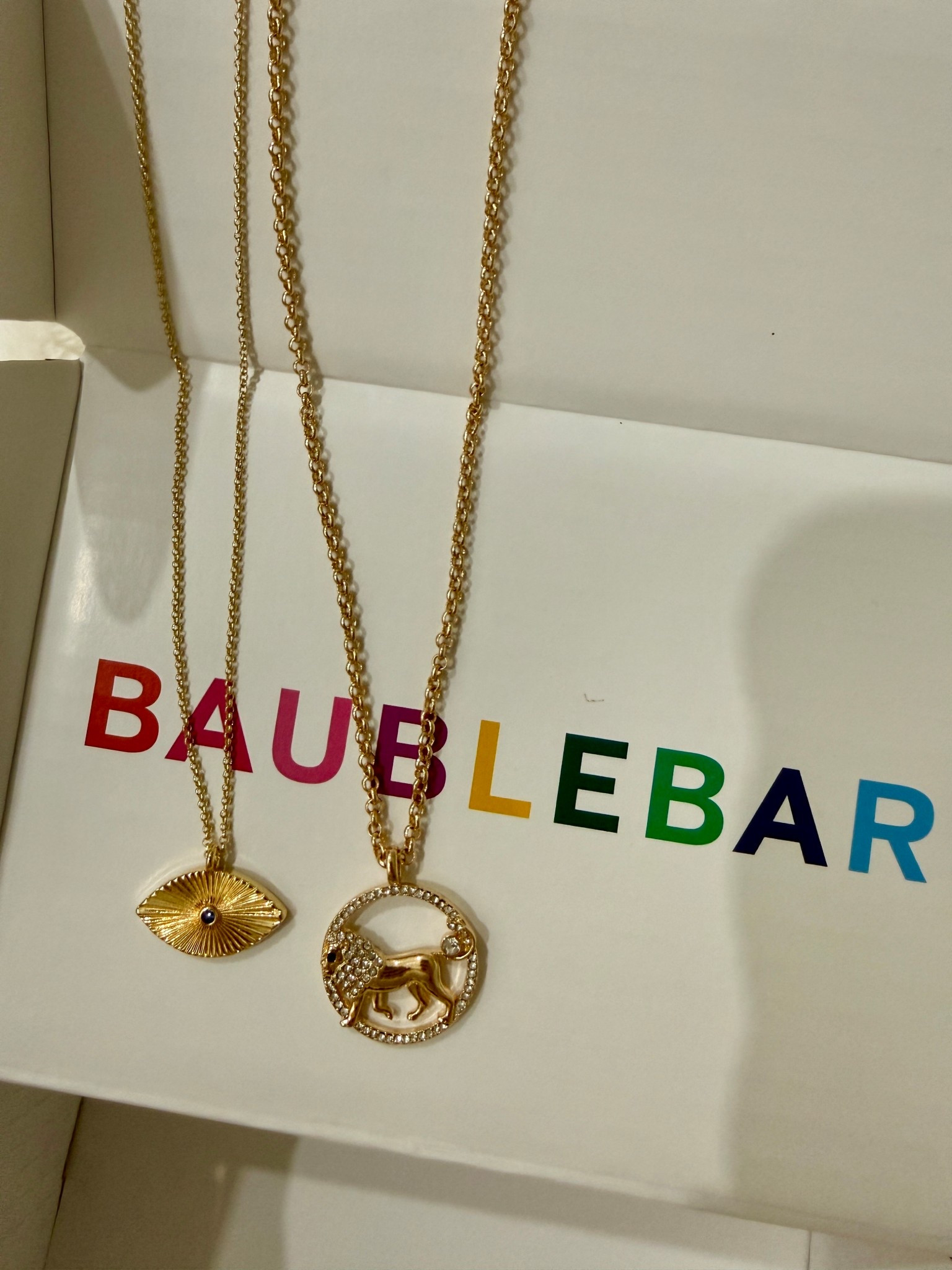 BaubleBar evil eye necklace and zodiac sign necklace - both on sale! 

#LTKSaleAlert #LTKootd #LTKMothersDay