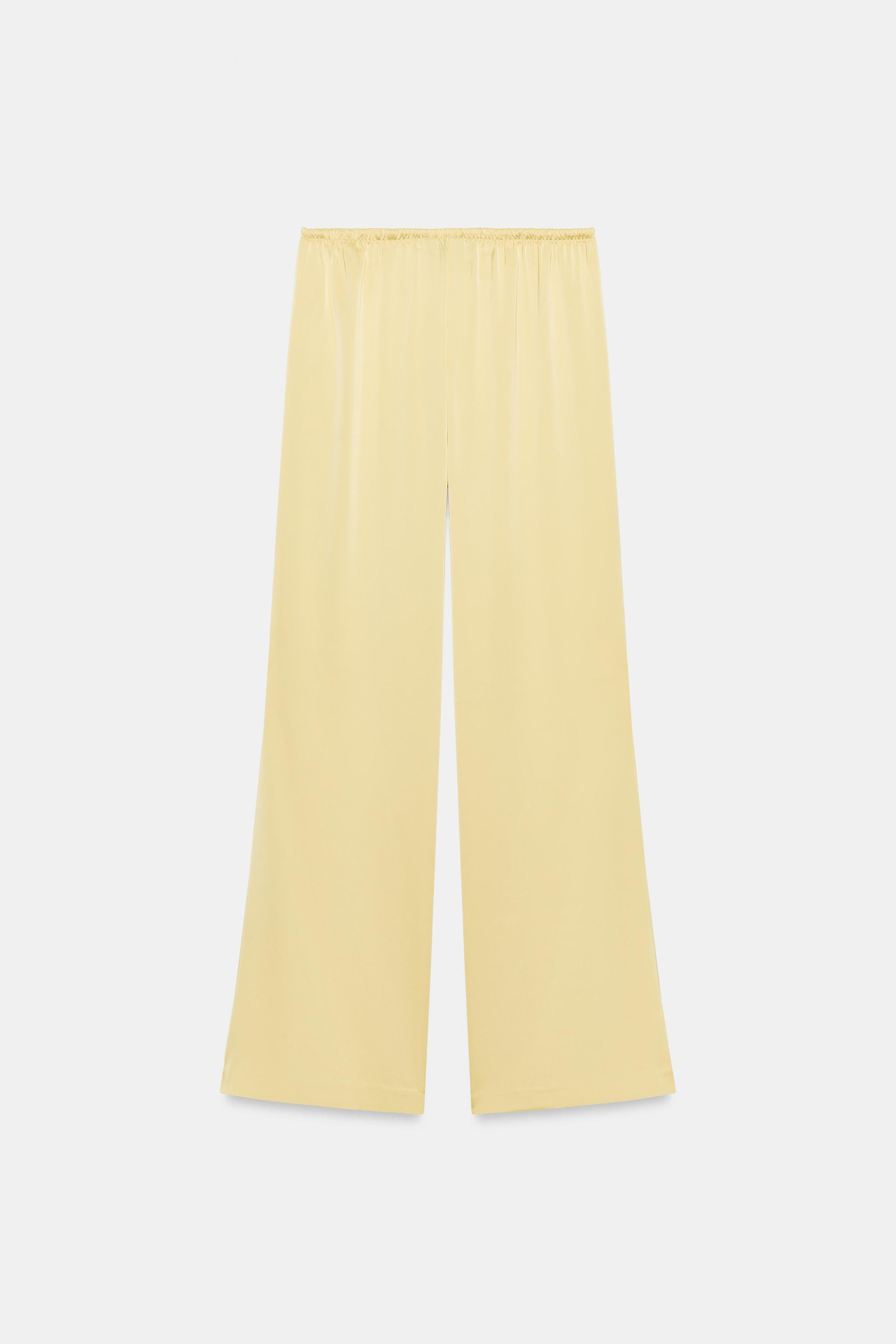 SATIN DRAWSTRING PANTS | Zara US