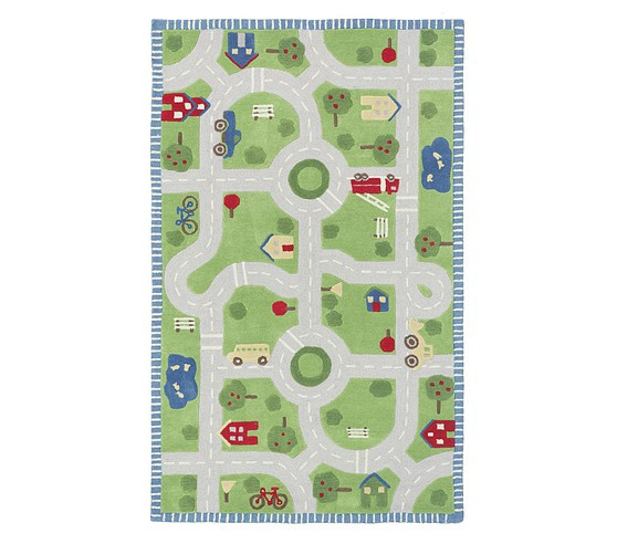 3-D Activity Play in the Park Rug | Pottery Barn Kids