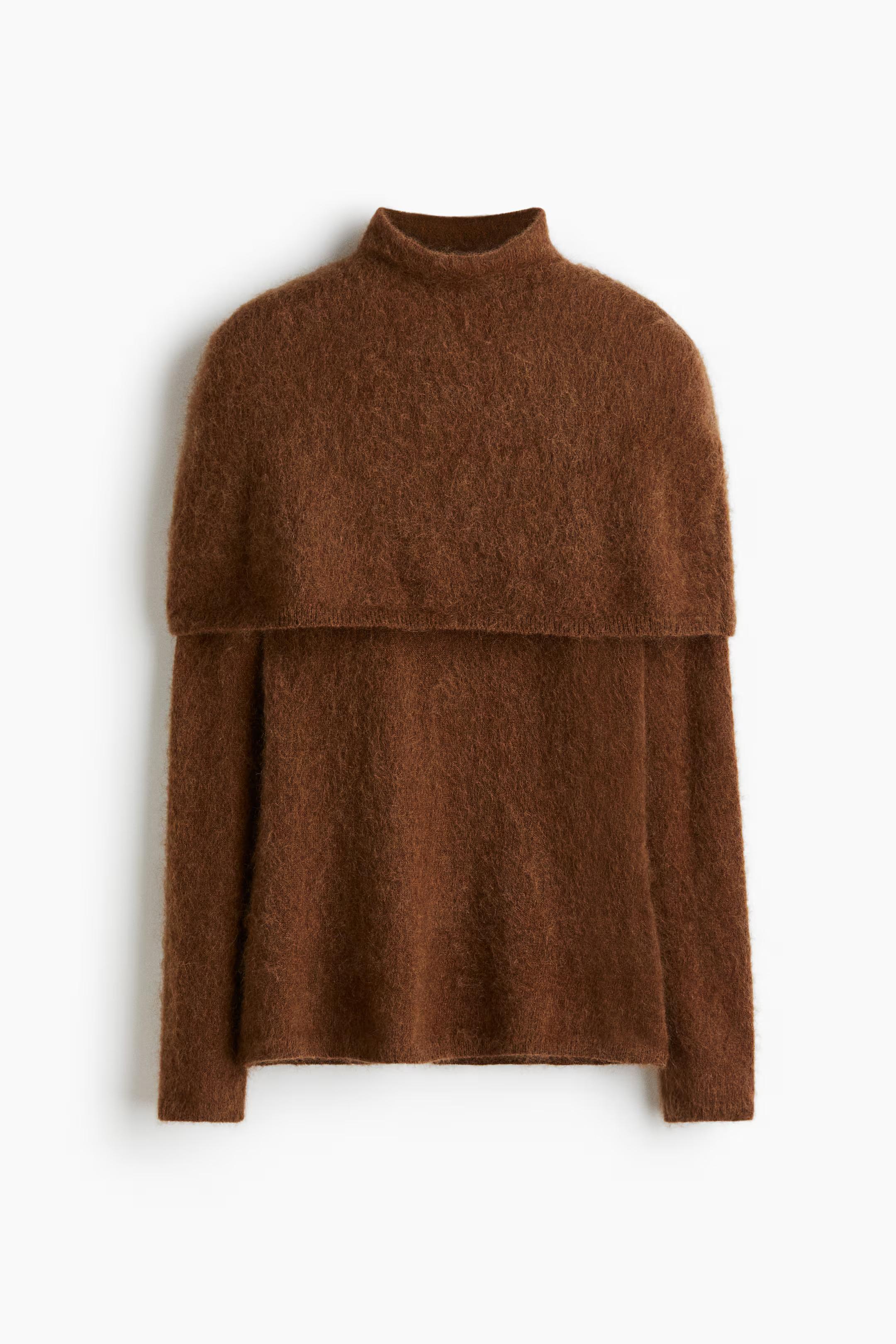 Mohair-Blend Mock Turtleneck Top | H&M (US + CA)