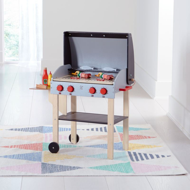 Hape Gourmet Grill and Food Set + Reviews | Crate & Kids | Crate & Barrel