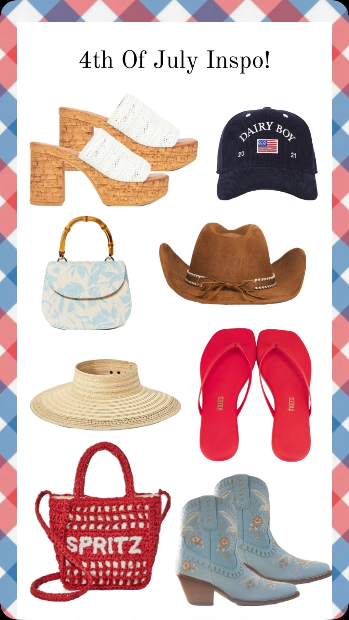 4th of July outfit inspo!! (Accessories)🇺🇸🌭

#LTKSeasonal #LTKStyleTip #LTKItBag