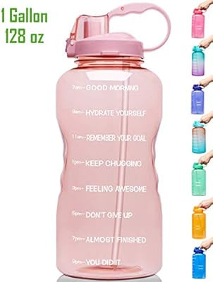 Venture Pal Large 128oz (When Full) Leakproof BPA Free Fitness Sports Water Bottle with Motivatio... | Amazon (US)
