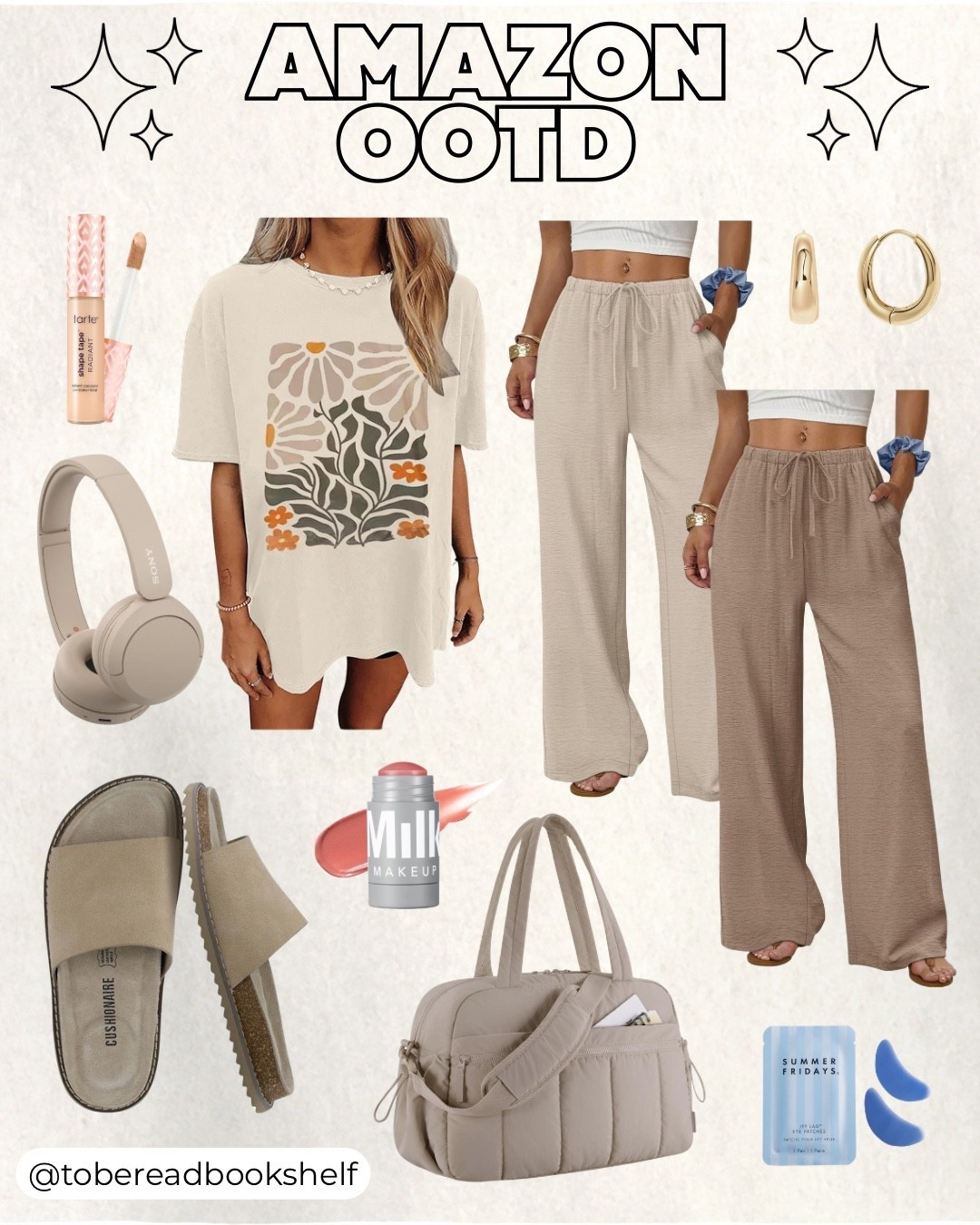 Amazon OOTD ✨

A casual outfit felt right for a Monday. I hope you’re all having a great day! Check out my “Amazon OOTD” post collection for more!

Many items currently on sale! Up to 40% off with Amazon’s big spring sale! 

Keywords: casual pants, t-shirt, purse, bag, shoes, slides, milk, essentials, everyday wear, beauty, women’s clothing, women’s fashion, concealer, jewelry, eye patches, slouchy style, travel, gold hoops

#LTKMidsize #LTKootd #LTKSaleAlert