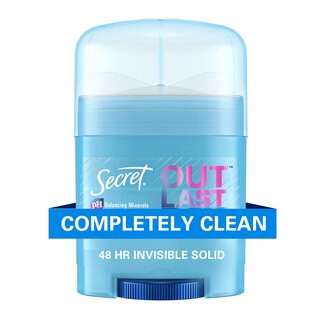 Secret Outlast Xtend Invisible Solid Completely Clean Antiperspirant and Deodorant .5oz | CVS