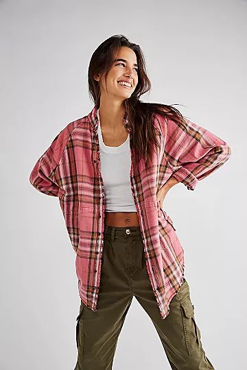 Summer Daydream Plaid Buttondown | Free People (Global - UK&FR Excluded)
