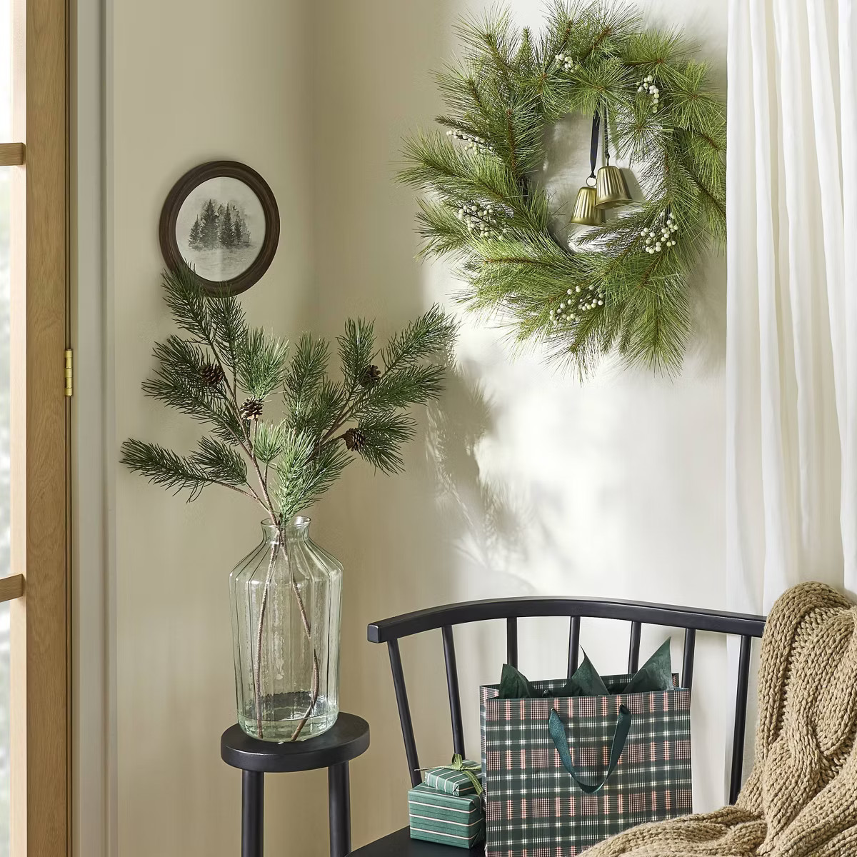 25" Pine Artificial Stem - Hearth & Hand™ with Magnolia | Target