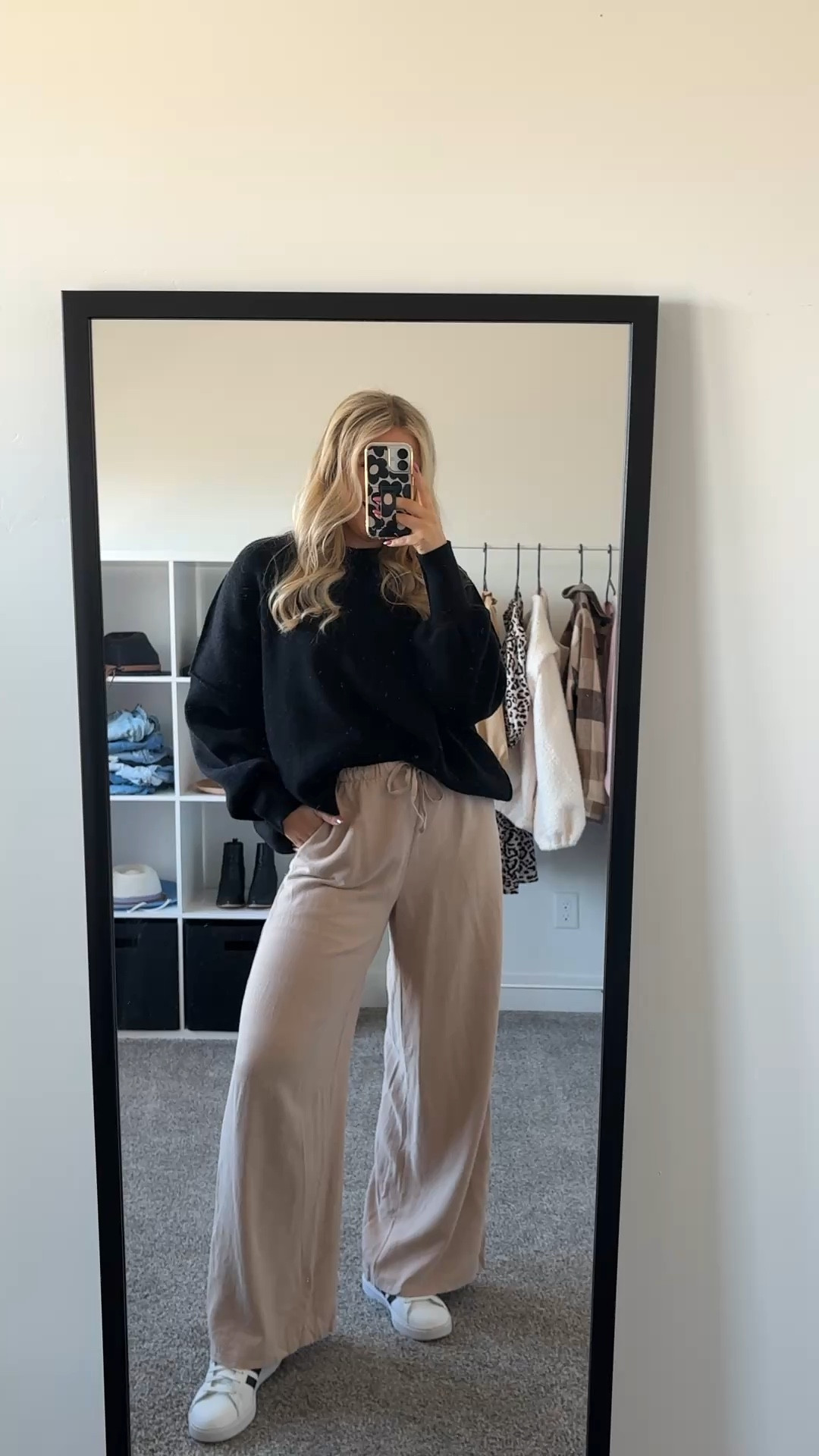 comfy teacher outfit idea! these pants are one of my favs! so comfortable but look nicer! More colors! | 

Pants: wearing my usual size M
Sweater: sized up one to L
Adidas: true to size 

#LTKSeasonal #LTKWorkwear #LTKFindsUnder100