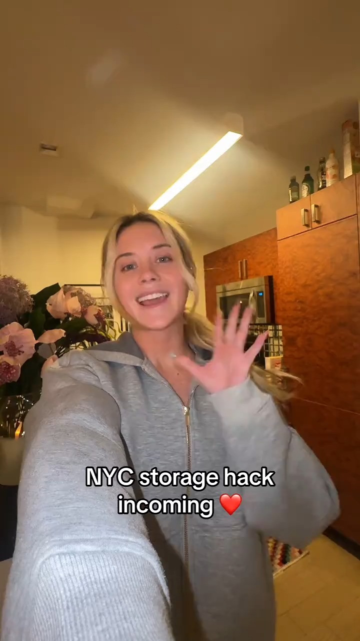 NYC storage hack ❤️😂 he's so happy he's getting a closet! 

 #LTKHome