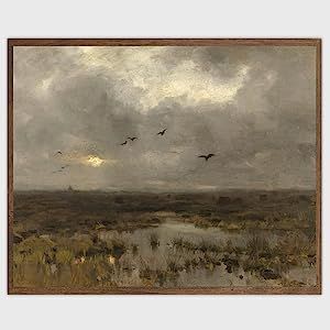 Amazon.com: Nature Landscape Prints Wall Art Vintage Landscape Art Prints Moody Landscape Paintin... | Amazon (US)