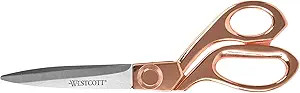 Westcott 16968 8-Inch Stainless Steel Rose Gold Scissors For Office and Home | Amazon (US)