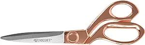 Westcott 16968 8-Inch Stainless Steel Rose Gold Scissors For Office and Home | Amazon (US)