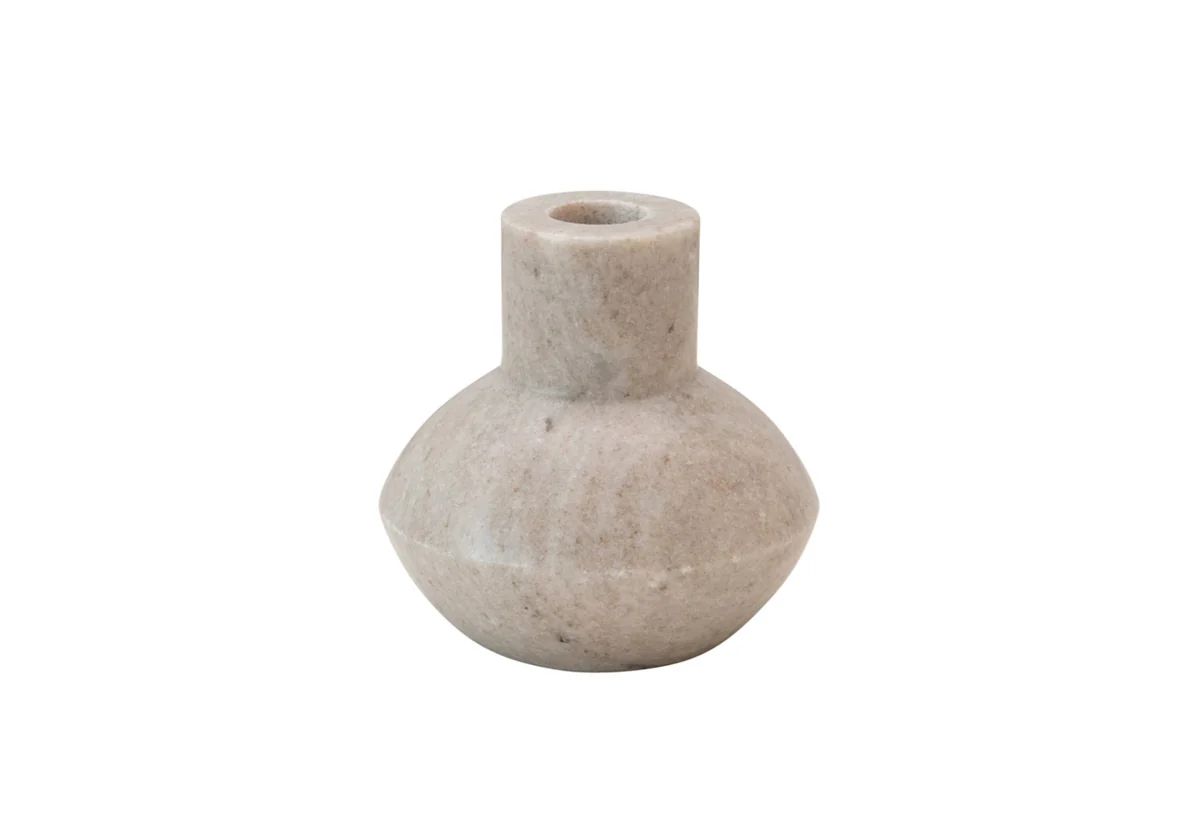 MARBLE TAPER HOLDER | Alice Lane Home Collection