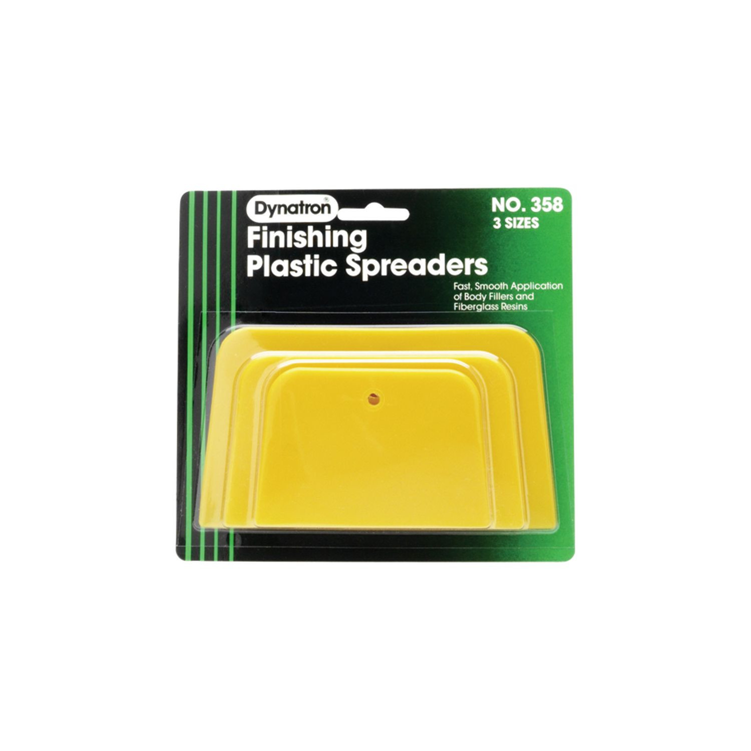Dynatron Dynatron Yellow Plastic Spreaders, 3 Sizes - Great for applying fillers, putties, glazes... | Walmart (US)