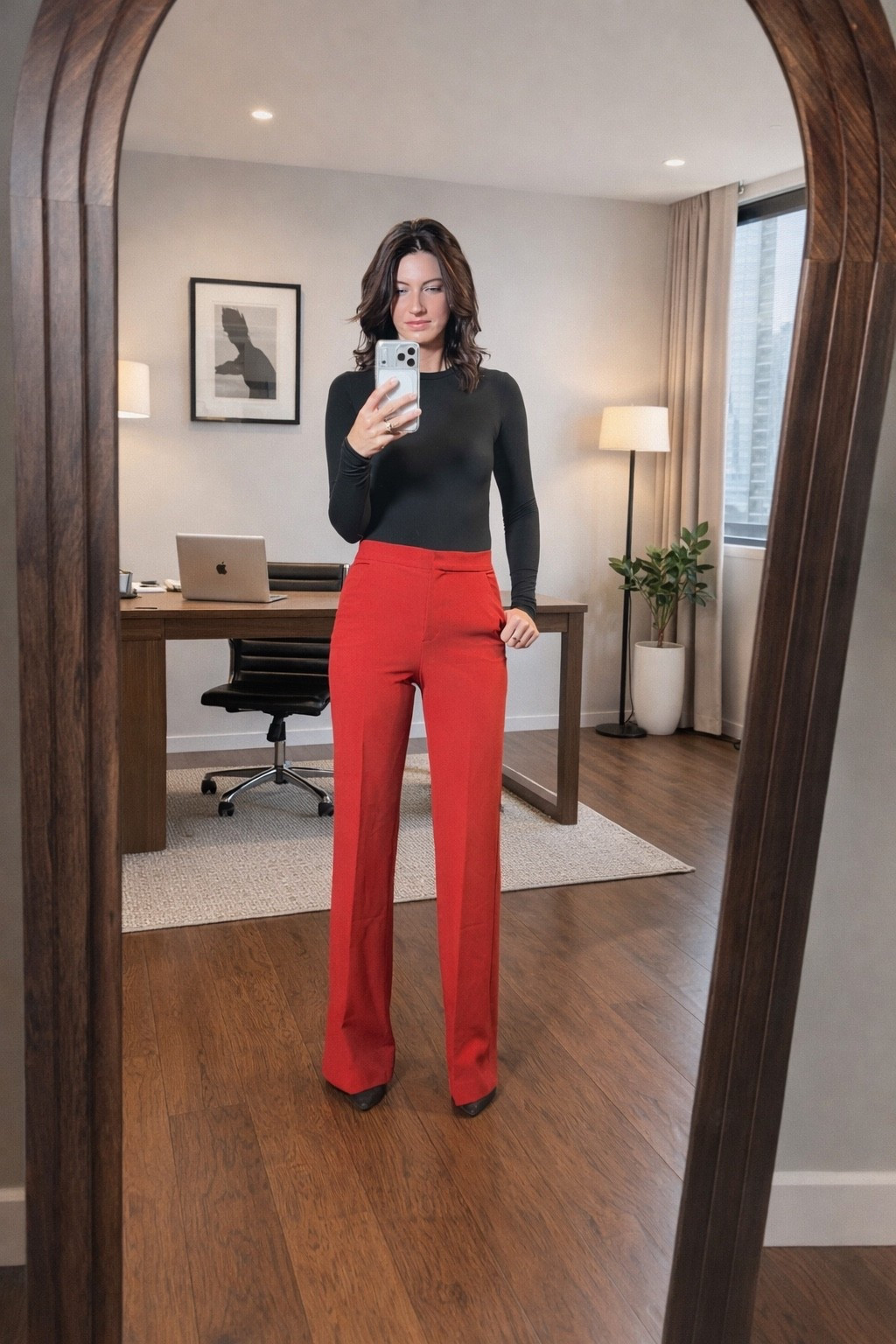 Let’s talk business 🤍
These pants are chef’s kiss — flattering, structured, and the perfect amount of stretch that holds its shape all day (no sagging by 3pm 🙌) and they come in TALL! Paired with my go-to everyday top that I wore casually last week with jeans, and dressed up this week for work.
Simple. Comfortable. Professional.

I’m 5’11 (wearing a 2 inch heel) and 140lbs. 

#LTKTall #LTKWorkwear #LTKootd