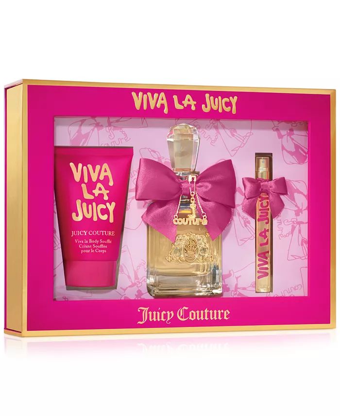 Juicy Couture 3-Pc. Viva La Juicy Eau de Parfum Prestige Gift Set - Macy's | Macy's