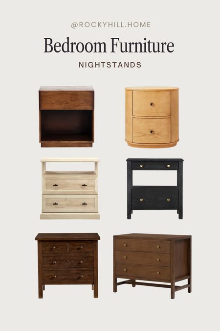 Nightstand Roundup, favorite bedroom furniture, modern cottage nightstands, mid range bedside tables 

#LTKstyletip #LTKhome