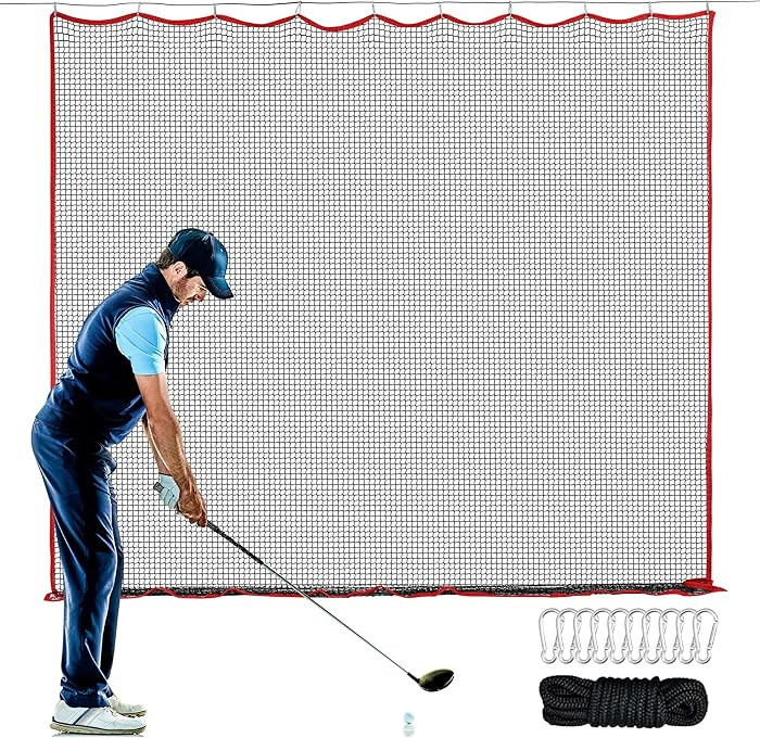 Golf Netting, 10ft, 15ft, 20ft Sports Netting - Heavy Duty High Impact Multi-Sport Practice Net f... | Amazon (US)