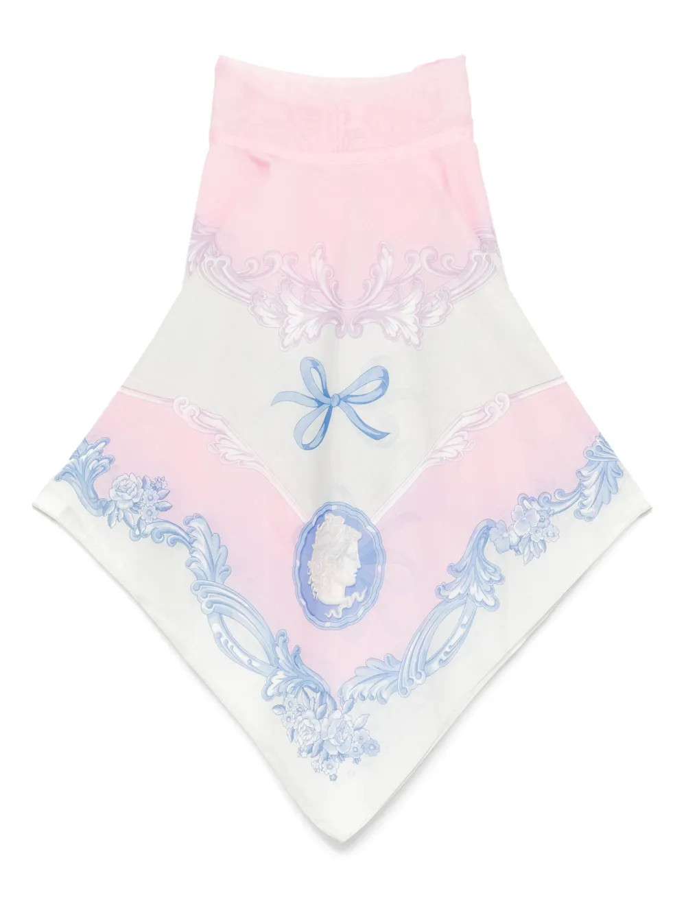 Versace Printed Top | Pink | FARFETCH | Farfetch Global