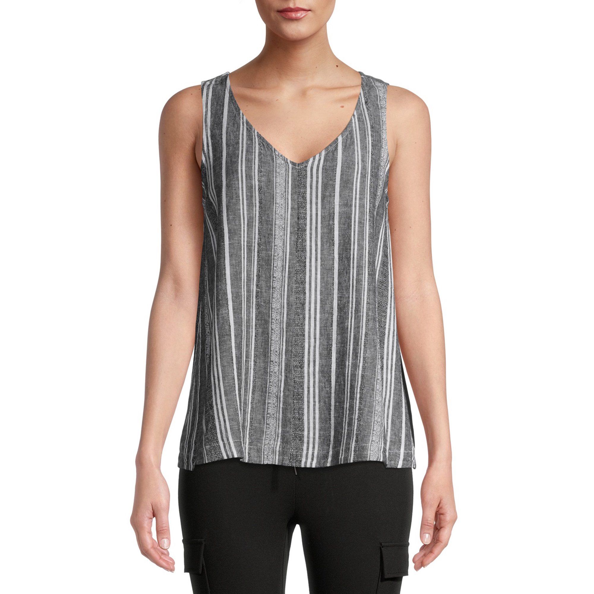 Time and Tru Women's Woven Tank Top | Walmart (US)