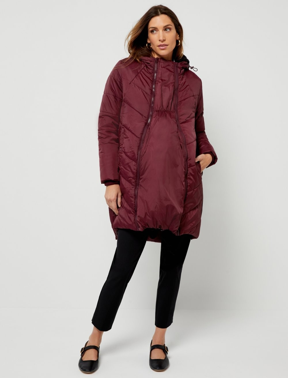 Modern Eternity Harper 3-in-1 Cocoon Maternity Coat | A Pea In The Pod