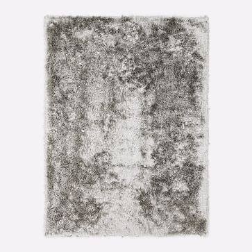 Glam Shag Rug - Platinum | West Elm (US)