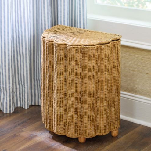 Goldie Scalloped Hamper | Ballard Designs, Inc.
