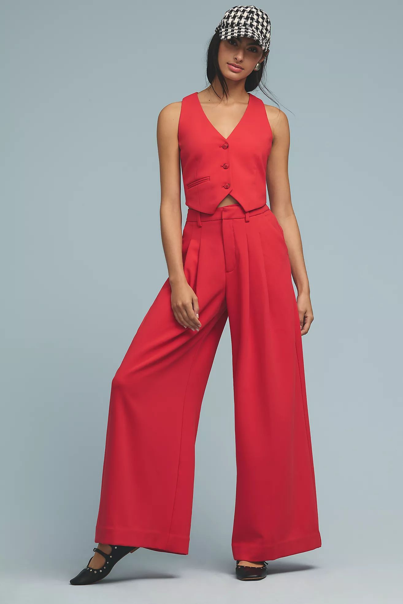 The Avery Pleated Wide-Leg Trousers by Maeve | Anthropologie (US)