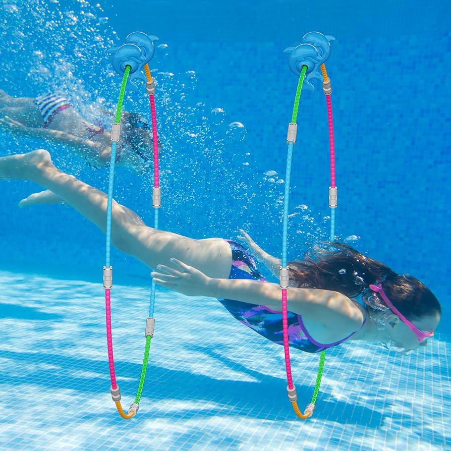 Pool Ring, 2-Pack, Underwater Sports Swim Thru Rings for Kids, Ideal Pool Games Toy for Kids Aged... | Amazon (US)