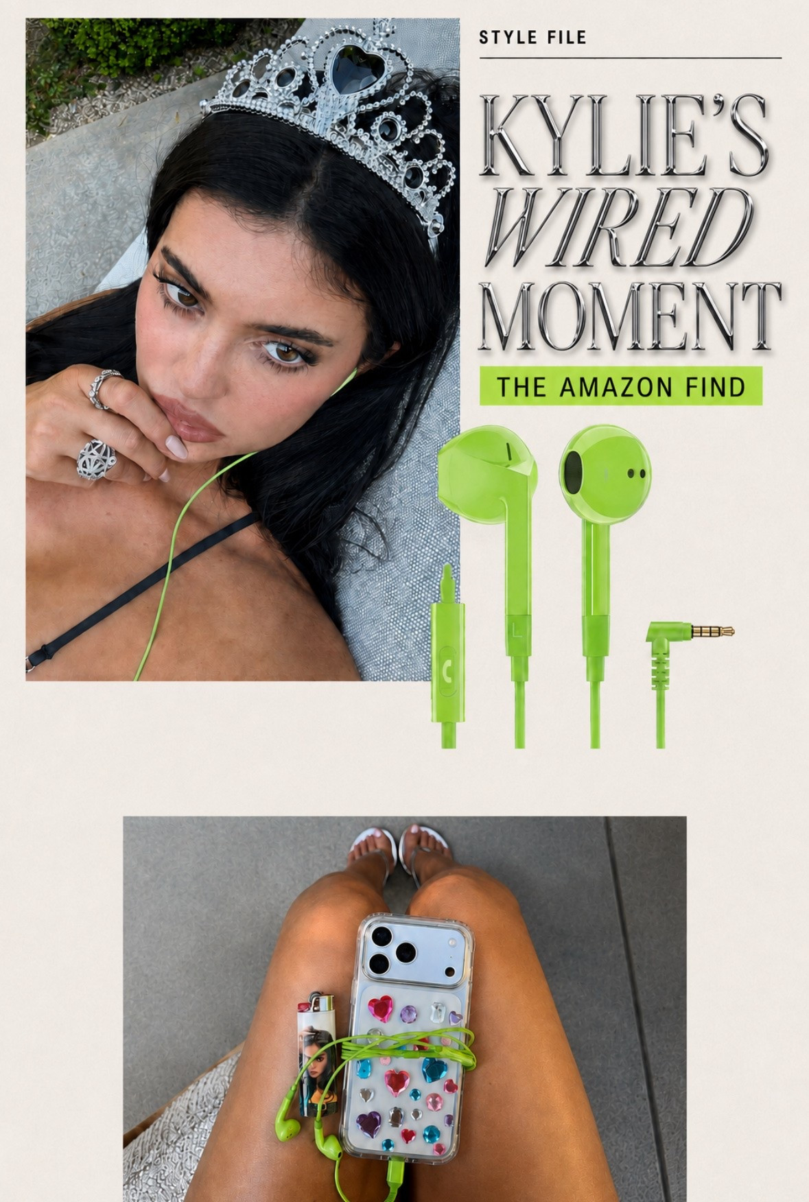 The wired headphone comeback continues. These bright green wired earbuds give the same playful, nostalgic look seen on Hailey Bieber and are such a fun Amazon find for recreating the trend for less. I love the pop of lime green paired with an everyday outfit, and there’s no charging or Bluetooth required. An easy Y2K inspired accessory that makes even your headphones part of the look.

#HaileyBieber #HaileyBieberStyle #CelebrityStyle #CelebrityFinds #AmazonFinds #AmazonMustHaves #WiredHeadphones #GreenHeadphones #Y2KStyle #ViralAmazonFinds #CelebStyleGuide