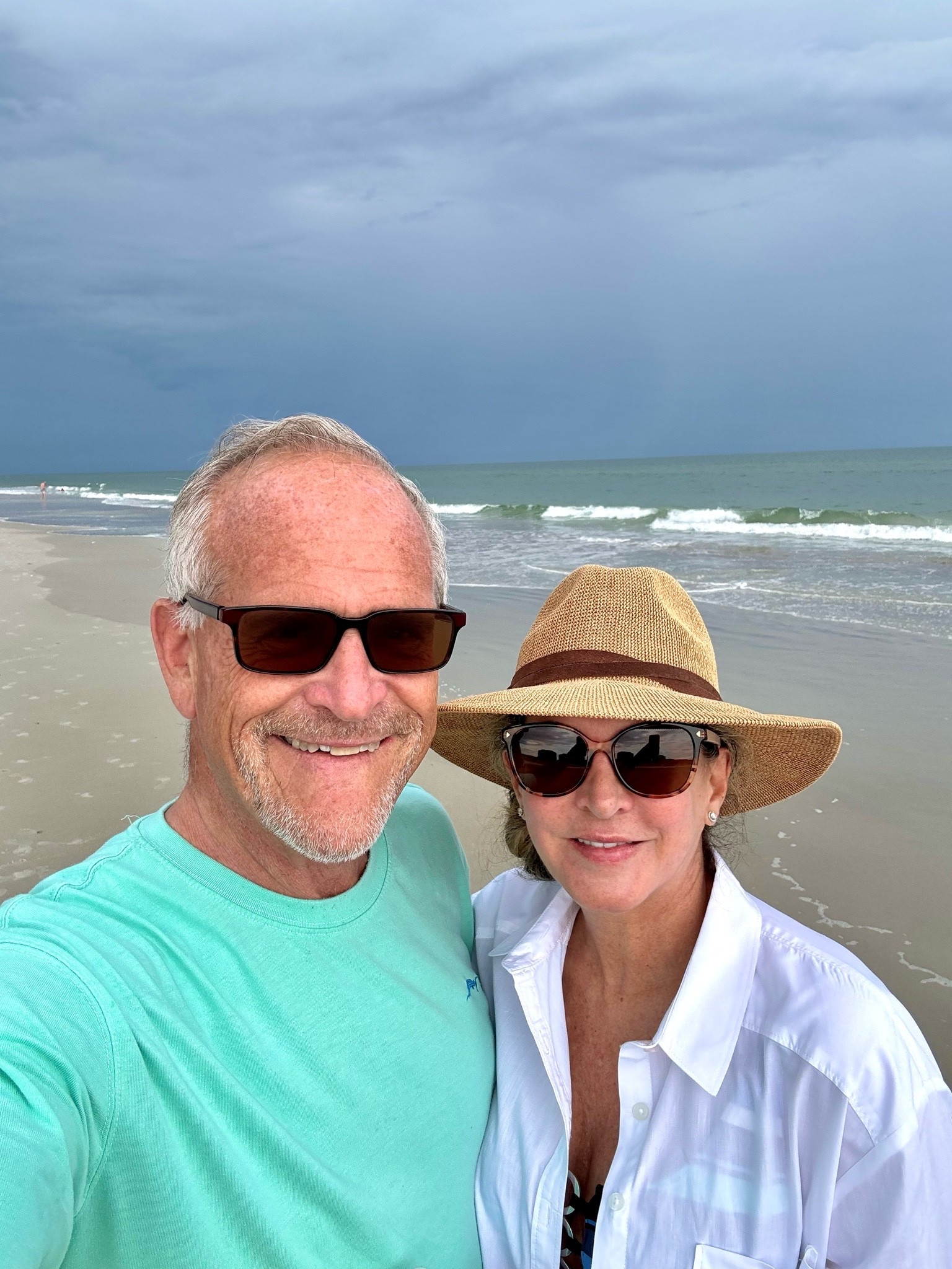 Beach Vacation must have. White Coverup big hat and oversized sunglasses.

#LTKdayinmylife #LTKTravel #LTKSwim