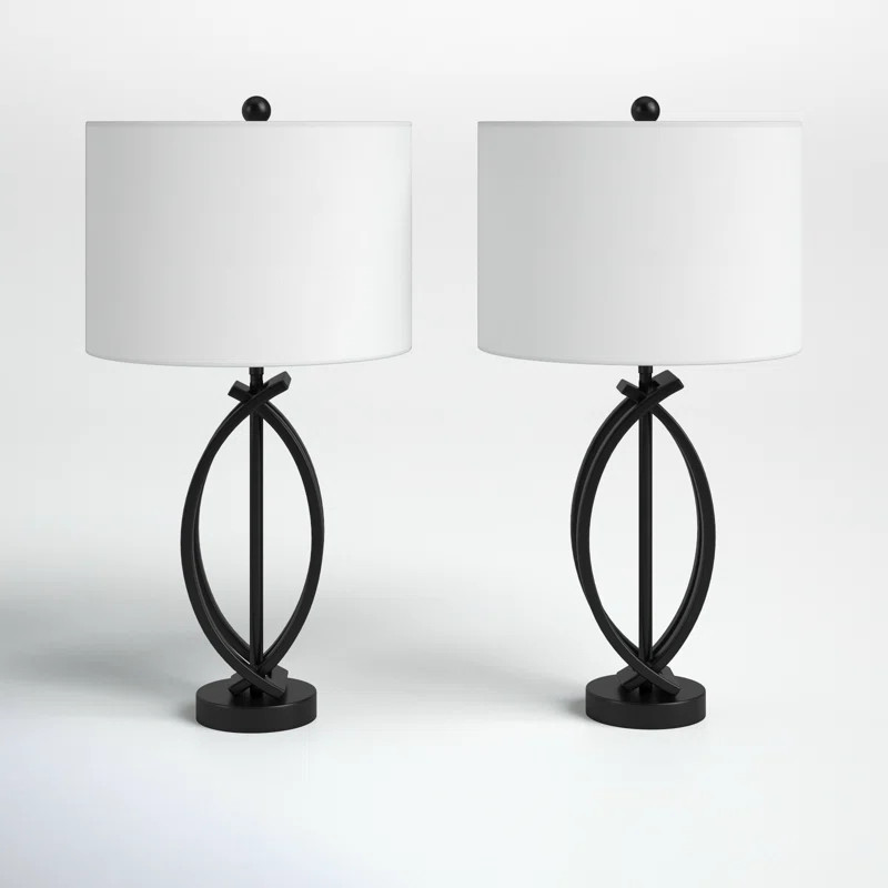 Burholme Metal Table Lamp (Set of 2) | Wayfair North America