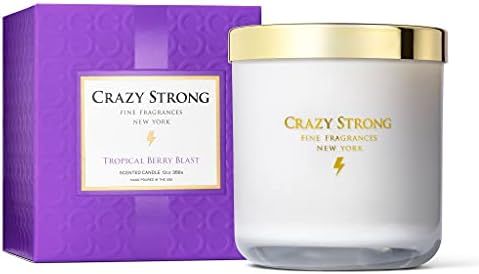 Crazy Strong Tropical Berry Blast 13 oz. 2-Wick Candle | Amazon (US)