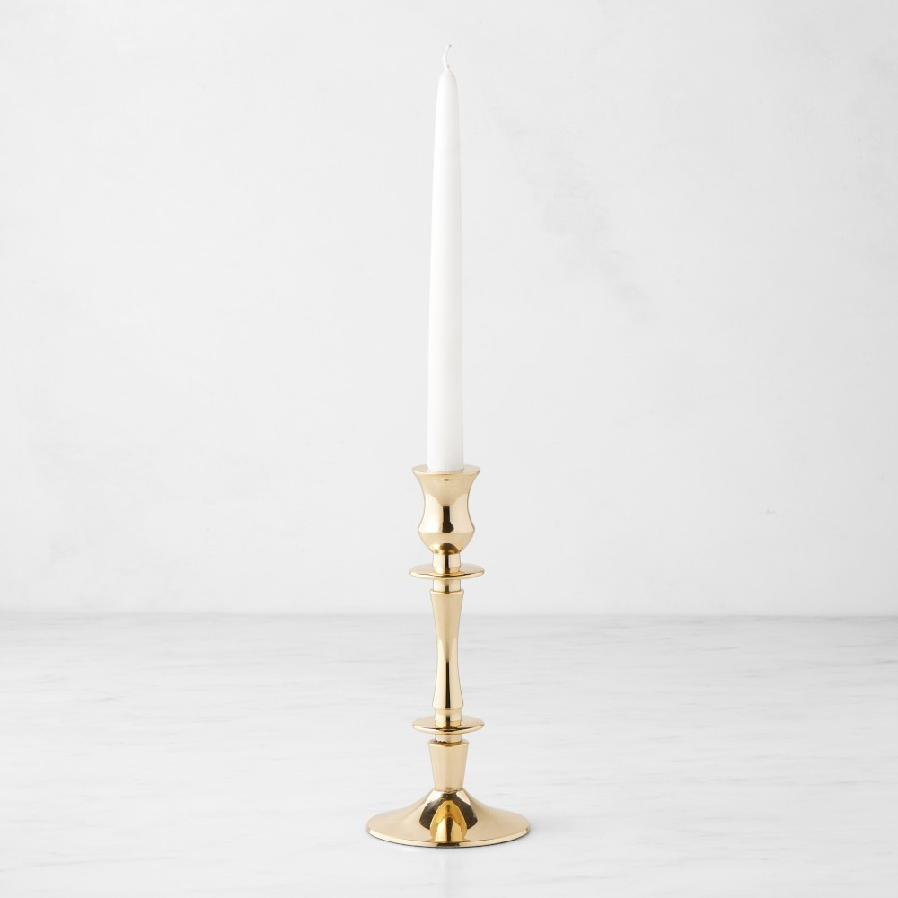 Heirloom Gold Taper Holder | Williams-Sonoma