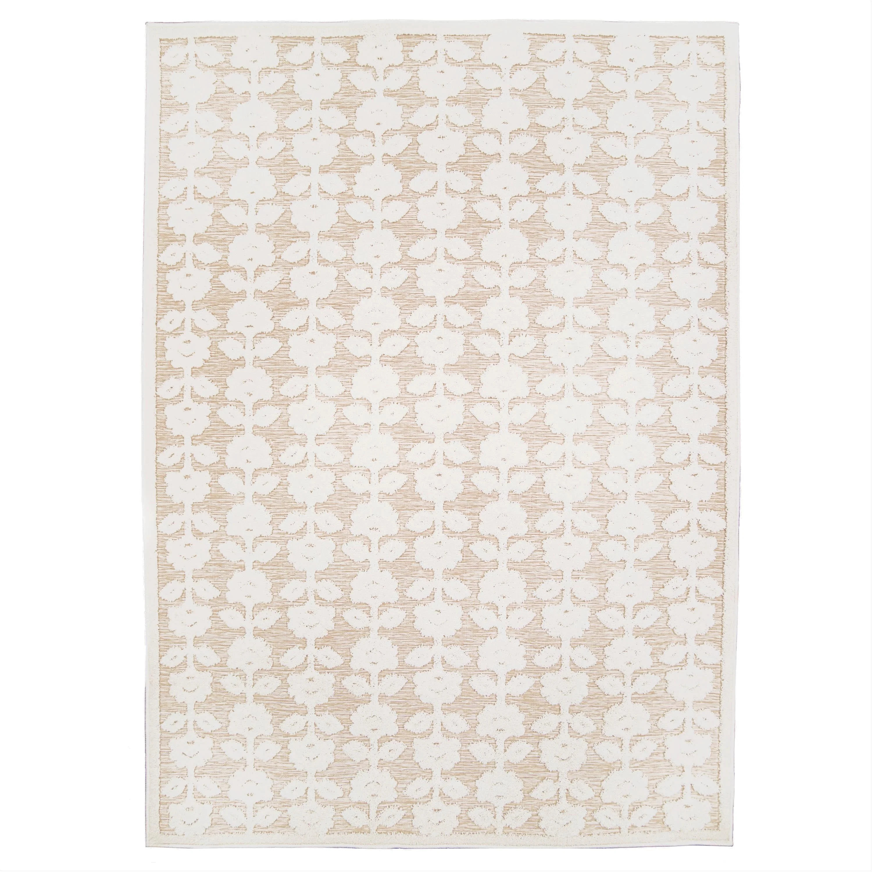 My Texas House Poppy 5'3" x 7' Driftwood Floral Indoor/Outdoor Rug | Walmart (US)