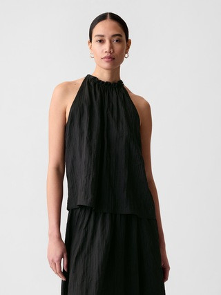 Textured Crinkle Halter Top | Gap (US)