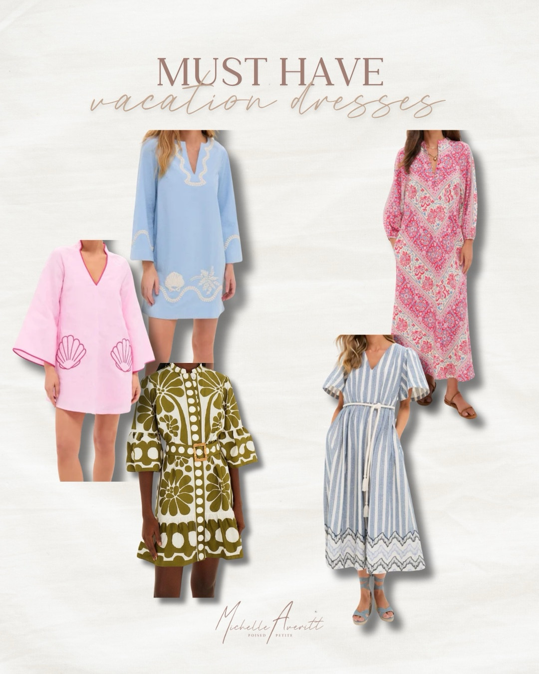 Have an upcoming vacation scheduled? These dresses are perfect additions to your suitcase!

These pieces make for a chic, elevated look. Perfect for going out to brunch or dinner!

Vacation dresses, vacation style, fashion over 40

#LTKootd #LTKTravel #LTKOver40