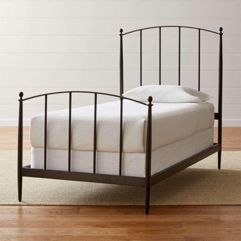 Mason Shadow Twin Bed + Reviews | Crate & Barrel | Crate & Barrel