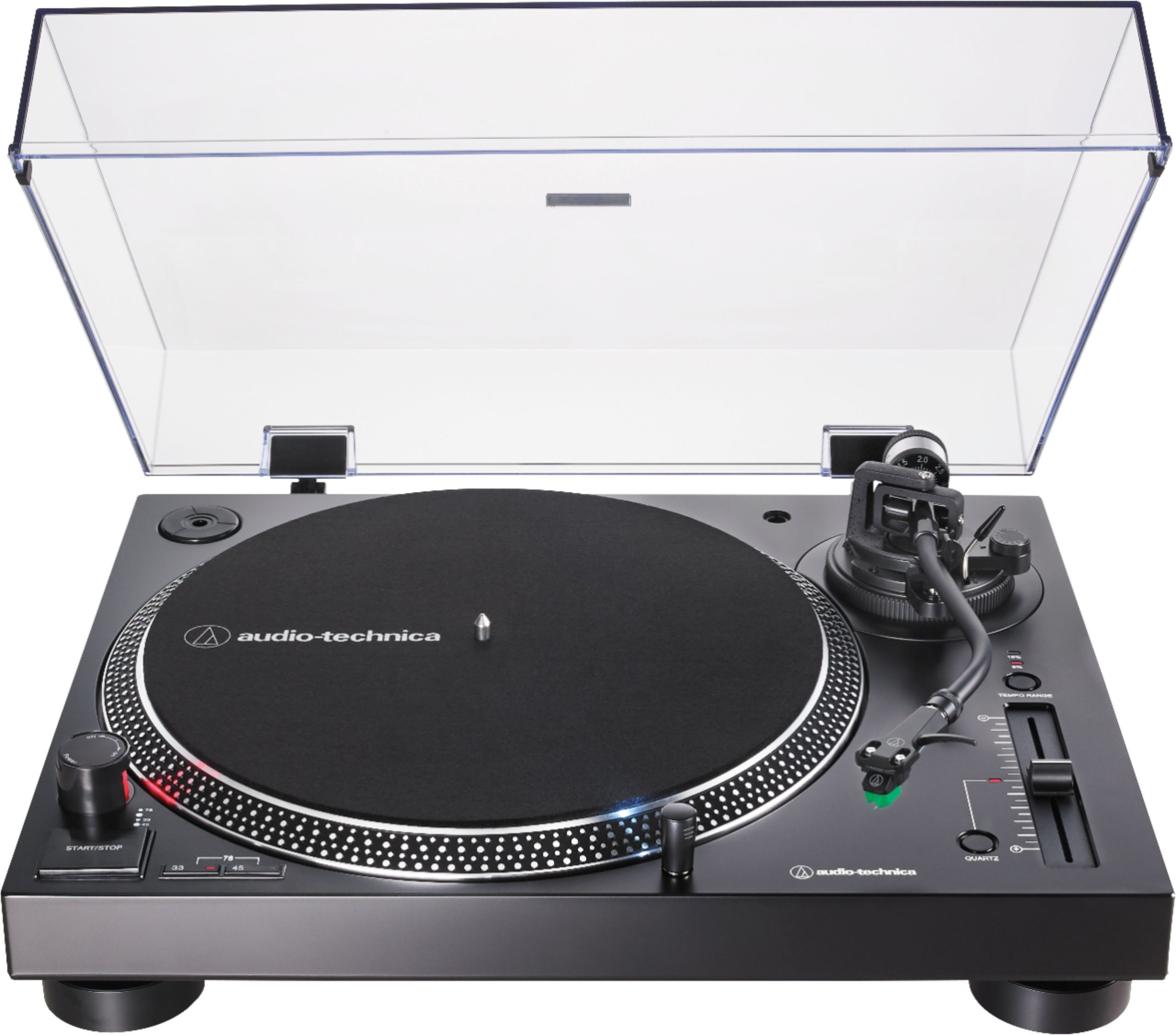 Audio-Technica - Stereo Turntable - Black | Best Buy U.S.