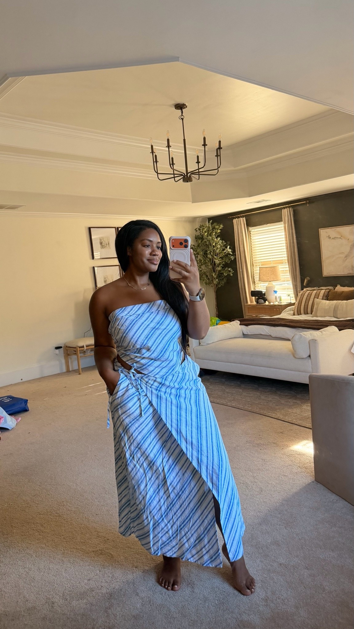 Vacation energy… even if you’re just headed to Target. ☀️💙 This set is lightweight, flattering, and feels so much more expensive than it is.

#LTKootd #LTKSaleAlert #LTKMidsize