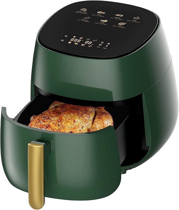 Air Fryer, 4.8QT Airfryers 7-in-1 Hot Oven Oilless, 1400W Digital Touchscreen Air Frier Cookers w... | Amazon (US)