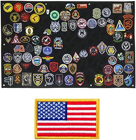 Tactical Patch Display Panel Holder Board for Military Army Combat Morale Uniform Hook and Loop Embl | Amazon (US)