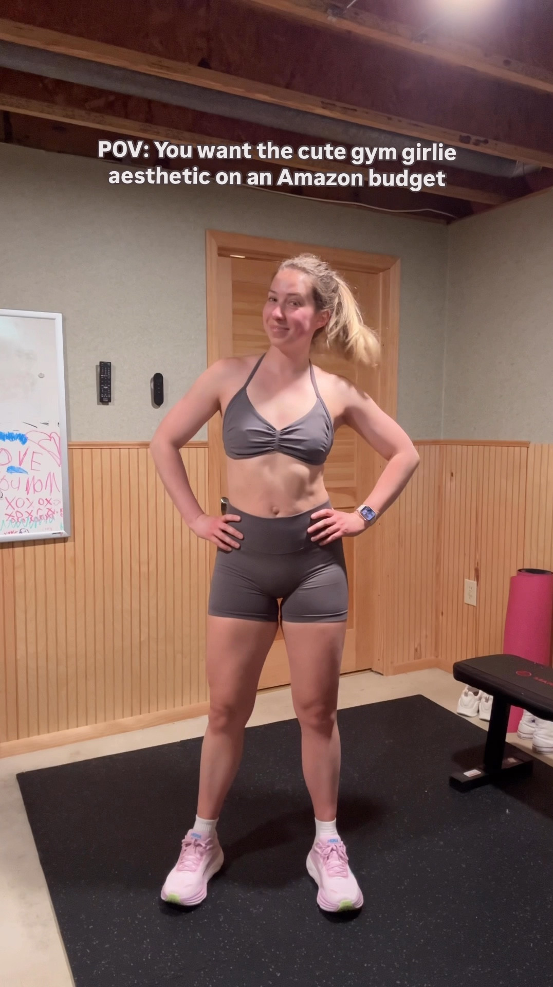 Hands down my favorite Amazon workout set — looks just like the more expensive designer brand & fits very true to size. The fabric is soft and stretchy yet compressive in the right spots. #amazonactivewear #gym #workoutoutfit #ootd

#LTKFindsUnder50 #LTKActive