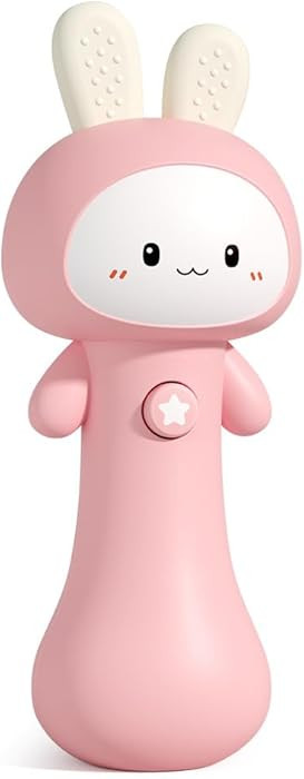 Bunny Baby Rattle Toy with Light & Sound – Interactive Teething & Sensory Toy – Ideal Easter ... | Amazon (US)