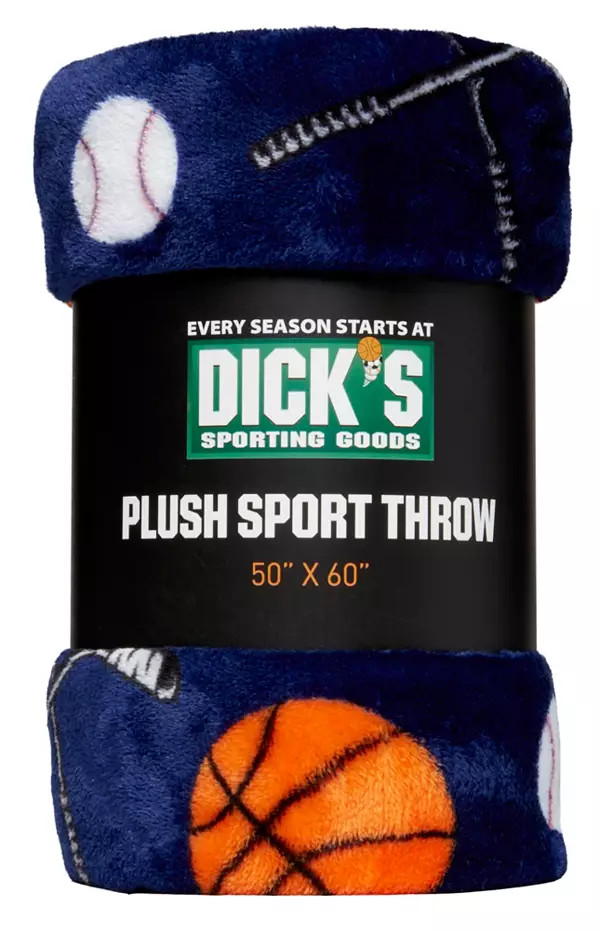 DICK'S Sporting Goods Multisport Plush Sport Throw Blanket | Dick's Sporting Goods