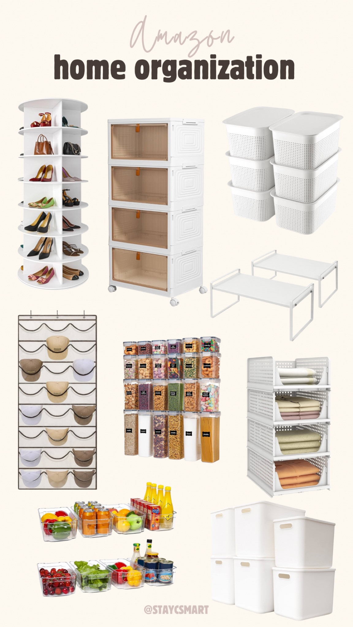 Home organization must haves from amazon! 

#LTKFindsUnder50 #LTKHome #LTKFindsUnder100