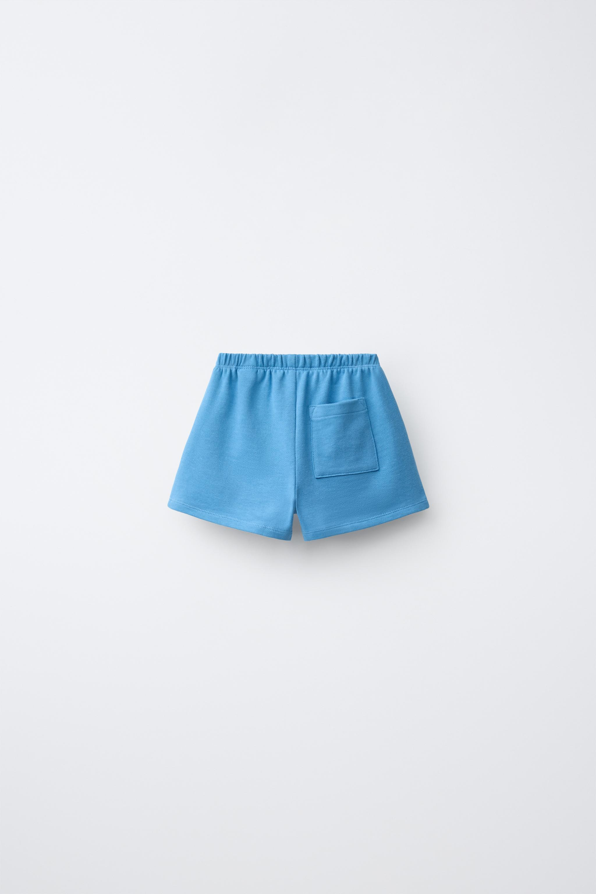PALM TREE EMBROIDERED BERMUDA SHORTS | Zara UK
