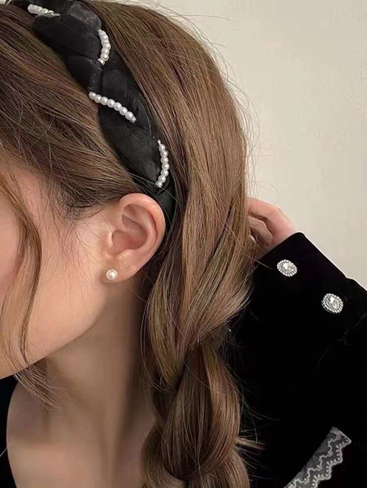 Faux Pearl Decor Headband | SHEIN